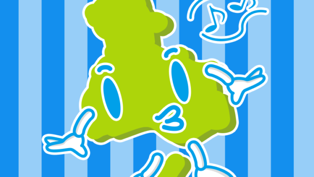 口笛を吹く兵庫ちゃんのイラスト【色、背景あり】PNG