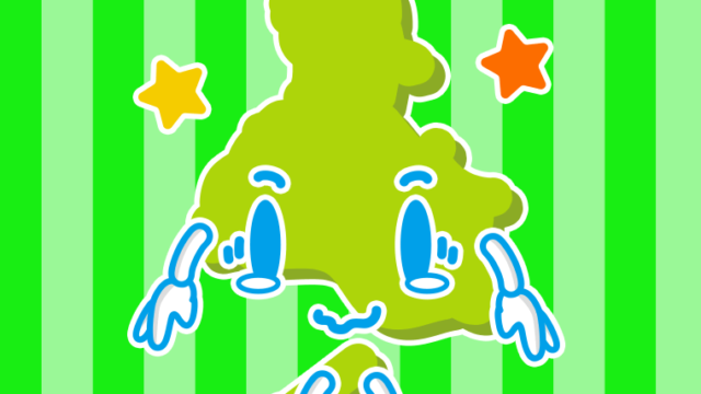 ジーンとする兵庫ちゃんのイラスト【色、背景あり】PNG