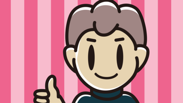 親指を立てる男子中学生のイラスト【色、背景あり】PNG