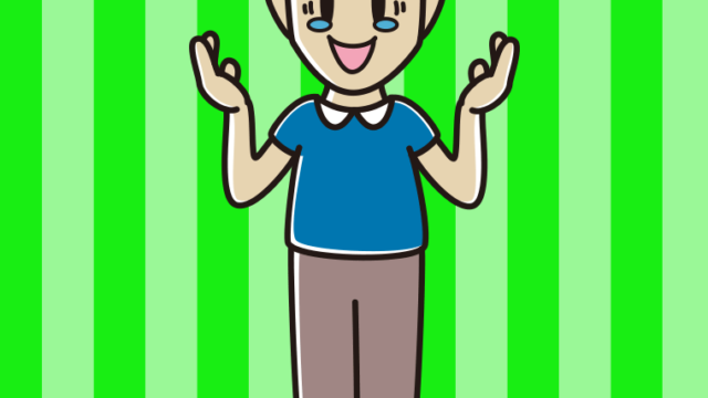 うれし泣きしながら話す男性のイラスト【色、背景あり】PNG