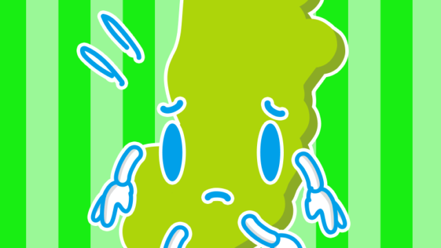 悲しそうな奈良ちゃんのイラスト【色、背景あり】PNG