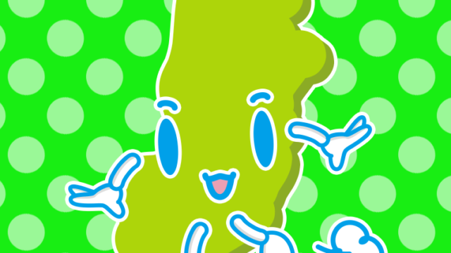 歩く奈良ちゃんのイラスト【色、背景あり】PNG