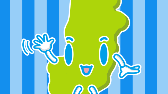 手を振る奈良ちゃんのイラスト【色、背景あり】PNG