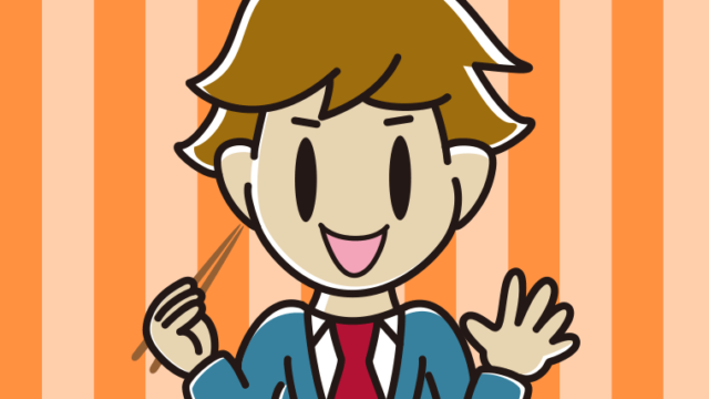 焼き鮭を食べる男子高校生のイラスト【色、背景あり】PNG