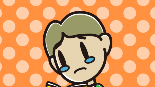 本を読んで泣く小学生男子のイラスト【色、背景あり】PNG