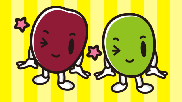 ウインクするオリーブちゃんのイラスト【色、背景あり】PNG