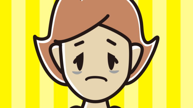 目の下にクマがある女性のイラスト【色、背景あり】PNG