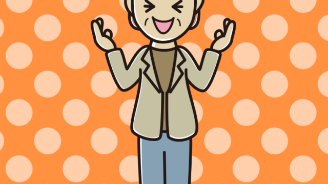 笑いながら話す年配女性会社員（カジュアル）のイラスト【色、背景あり】PNG