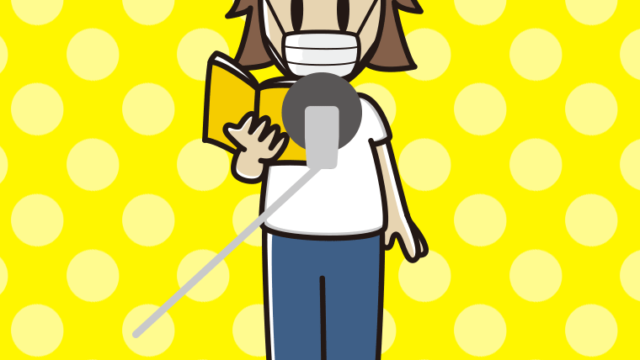 マスクをする若手男性声優のイラスト【色、背景あり】PNG