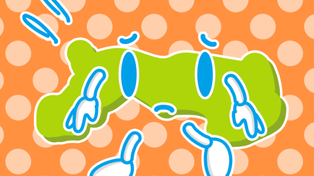 悲しそうな鳥取ちゃんのイラスト【色、背景あり】PNG