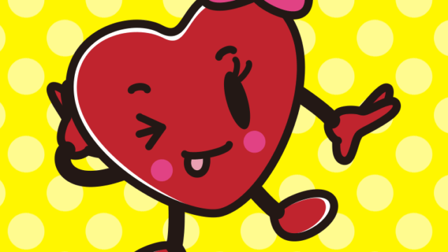 テヘヘなバレンタインチョコちゃんのイラスト【色、背景あり】PNG