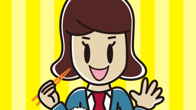 朝食（和食）を食べる女子高校生のイラスト【色、背景あり】PNG