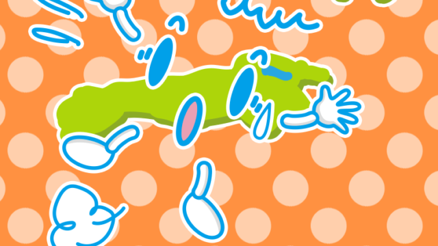 驚く島根ちゃんのイラスト【色、背景あり】PNG