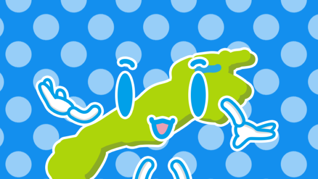 案内する島根ちゃんのイラスト【色、背景あり】PNG