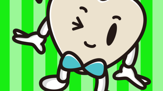 ウインクするホワイトデーチョコくんのイラスト【色、背景あり】PNG