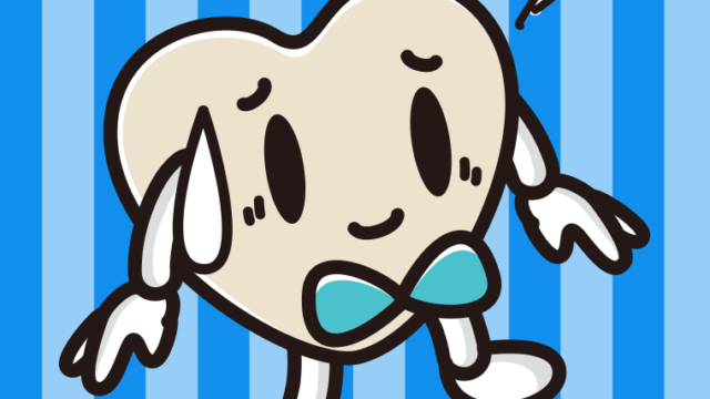 苦笑いするホワイトデーチョコくんのイラスト【色、背景あり】PNG