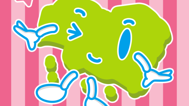 ウインクする広島ちゃんのイラスト【色、背景あり】PNG