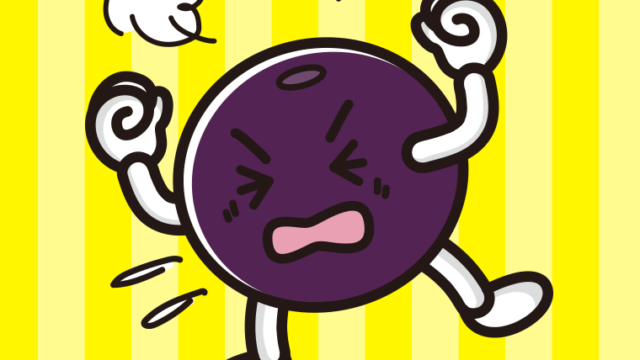 カンカンに怒るアサイーちゃんのイラスト【色、背景あり】PNG