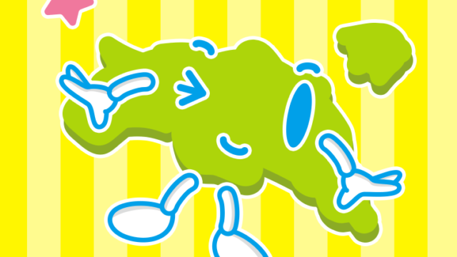 ウインクする香川ちゃんのイラスト【色、背景あり】PNG