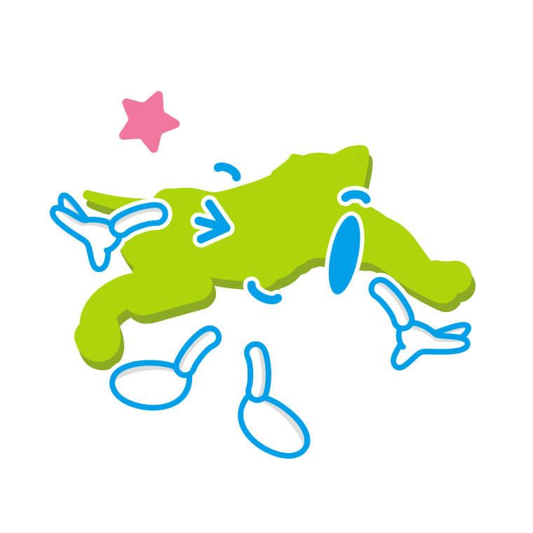 ウインクする愛媛ちゃんのイラスト【色あり、背景なし】透過PNG