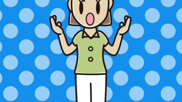 怒りながら話す女性会社員（クールビズ）のイラスト【色、背景あり】PNG