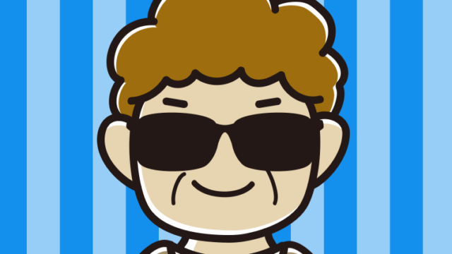 サングラスをかけたおばさんのイラスト【色、背景あり】PNG