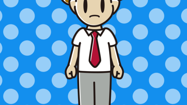 怒る男子高校生（夏服）のイラスト【色、背景あり】PNG