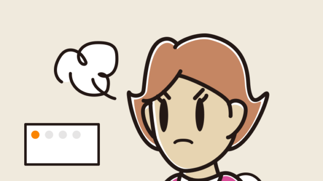 トイレで怒る女性のイラスト【色、背景あり】PNG