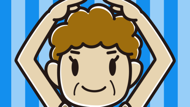 マルのポーズをするおばさんのイラスト【色、背景あり】PNG