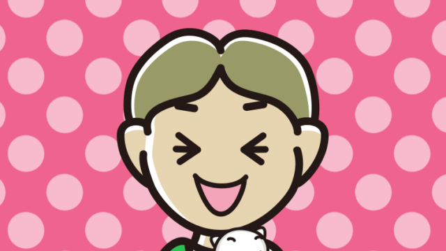 猫を抱いて笑う小学生男子のイラスト【色、背景あり】PNG