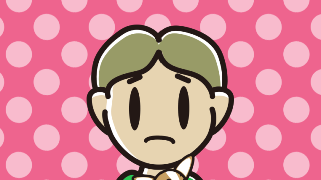 犬を抱いて困る小学生男子のイラスト【色、背景あり】PNG