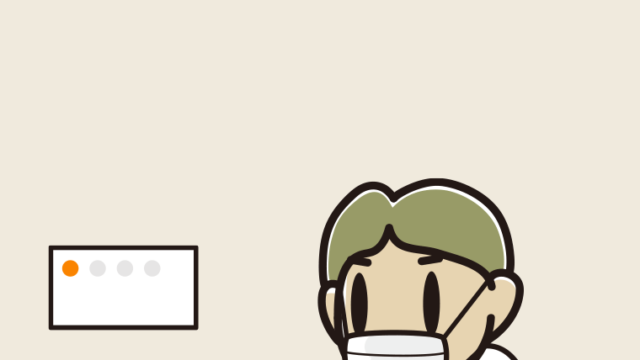 マスクをしてトイレに入る小学生男子のイラスト【色、背景あり】PNG