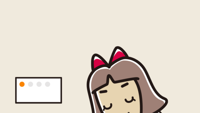 トイレでお辞儀する小学生女子のイラスト【色、背景あり】PNG