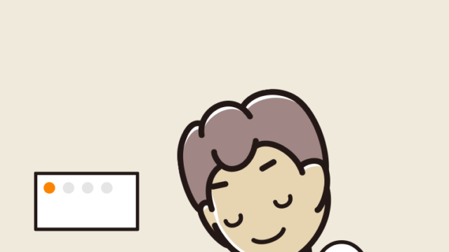 トイレでお辞儀する男子中学生のイラスト【色、背景あり】PNG