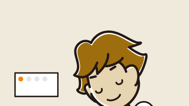 トイレでお辞儀する男子高校生のイラスト【色、背景あり】PNG