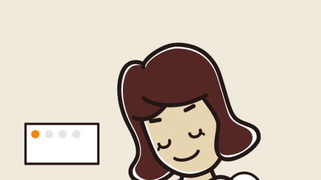 トイレでお辞儀する女子高校生のイラスト【色、背景あり】PNG