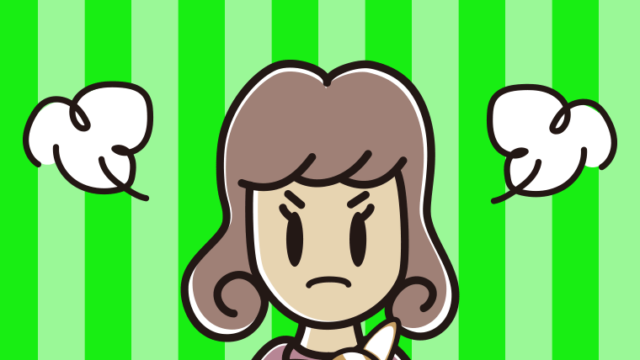 犬を抱いて怒る女子大学生のイラスト【色、背景あり】PNG