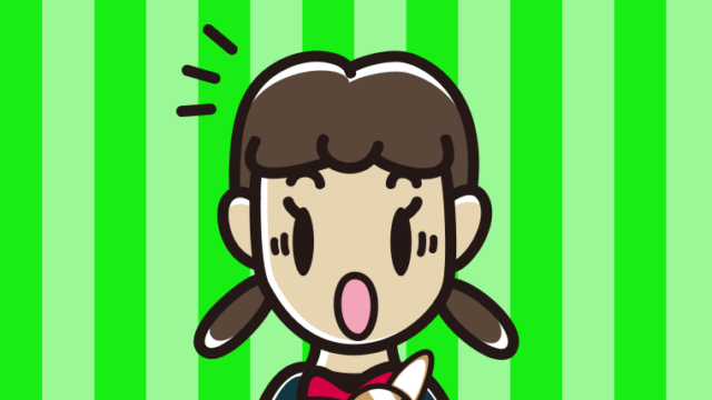 犬を抱いて驚く女子中学生のイラスト【色、背景あり】PNG