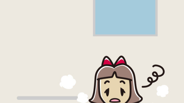 お風呂でぼーっとする小学生女子のイラスト【色、背景あり】PNG