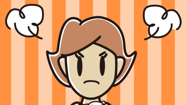 猫を抱いて怒る女性のイラスト【色、背景あり】PNG