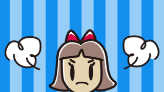 猫を抱いて怒る小学生女子のイラスト【色、背景あり】PNG