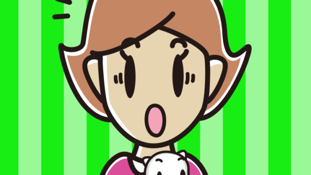 猫を抱いて驚く女性のイラスト【色、背景あり】PNG