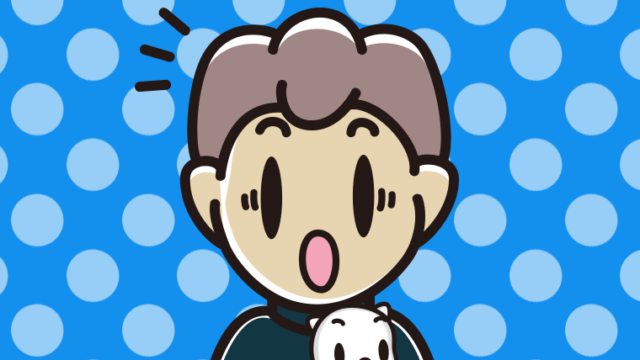 猫を抱いて驚く男子中学生のイラスト【色、背景あり】PNG