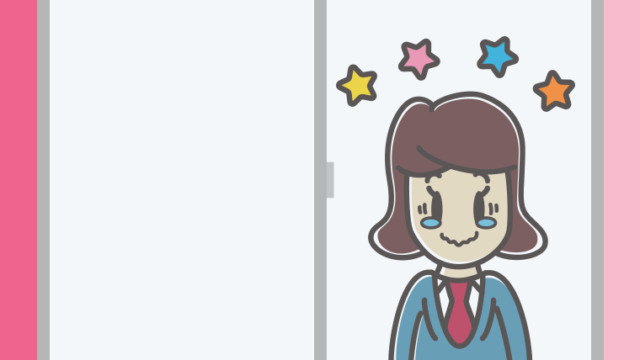 窓でジーンとする女子高校生のイラスト【色、背景あり】PNG