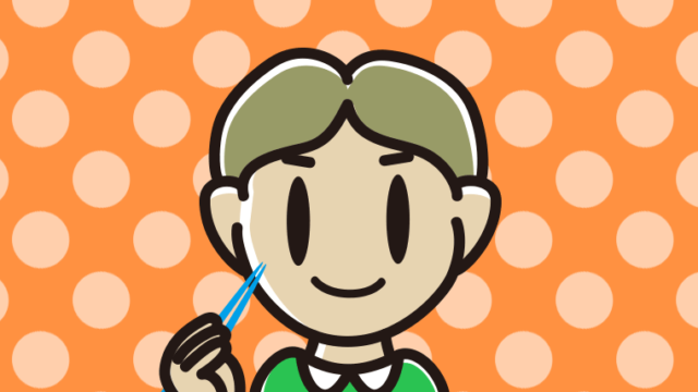 食事をする小学生男子のイラスト【色、背景あり】PNG