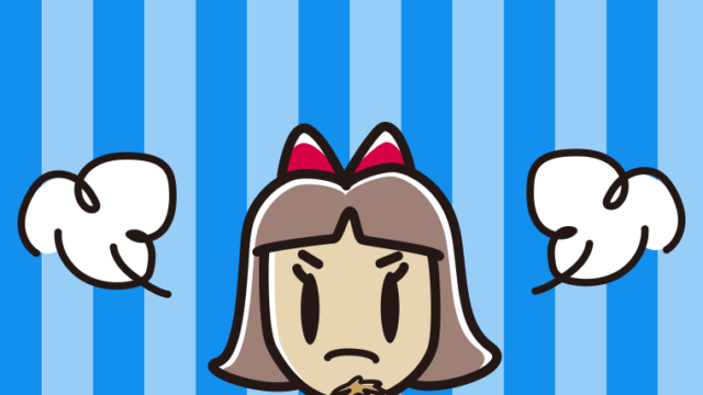 赤ちゃんを抱いて怒る小学生女子のイラスト【色、背景あり】PNG