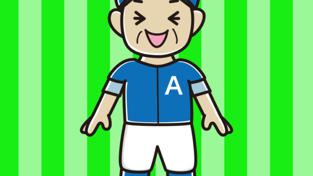 笑う野球のユニフォーム姿のおばさんのイラスト【色、背景あり】PNG