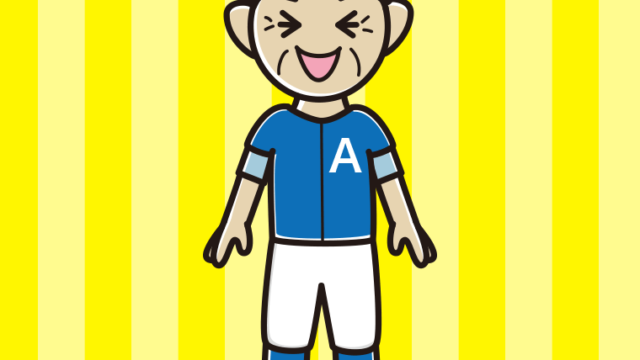 笑う野球のユニフォーム姿のおばあさんのイラスト【色、背景あり】PNG