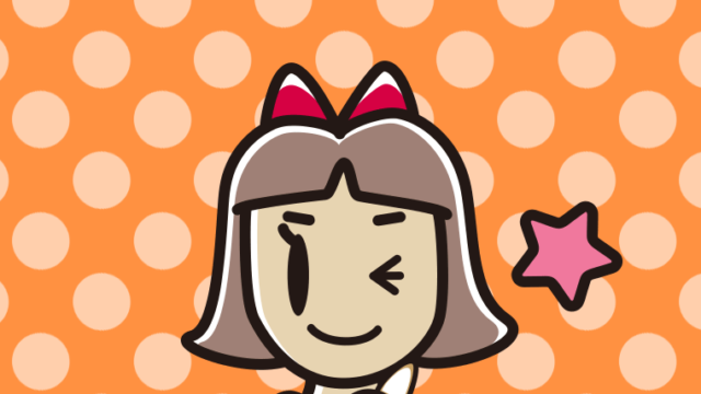 犬を抱いてウインクする小学生女子のイラスト【色、背景あり】PNG