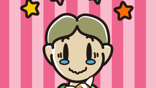 犬を抱いてジーンとする小学生男子のイラスト【色、背景あり】PNG